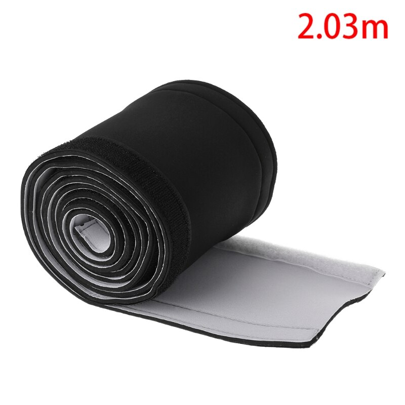Cable Management Sleeve Flexible Neoprene Wrap Wire Cord Hider Cover Organizer: 203cm