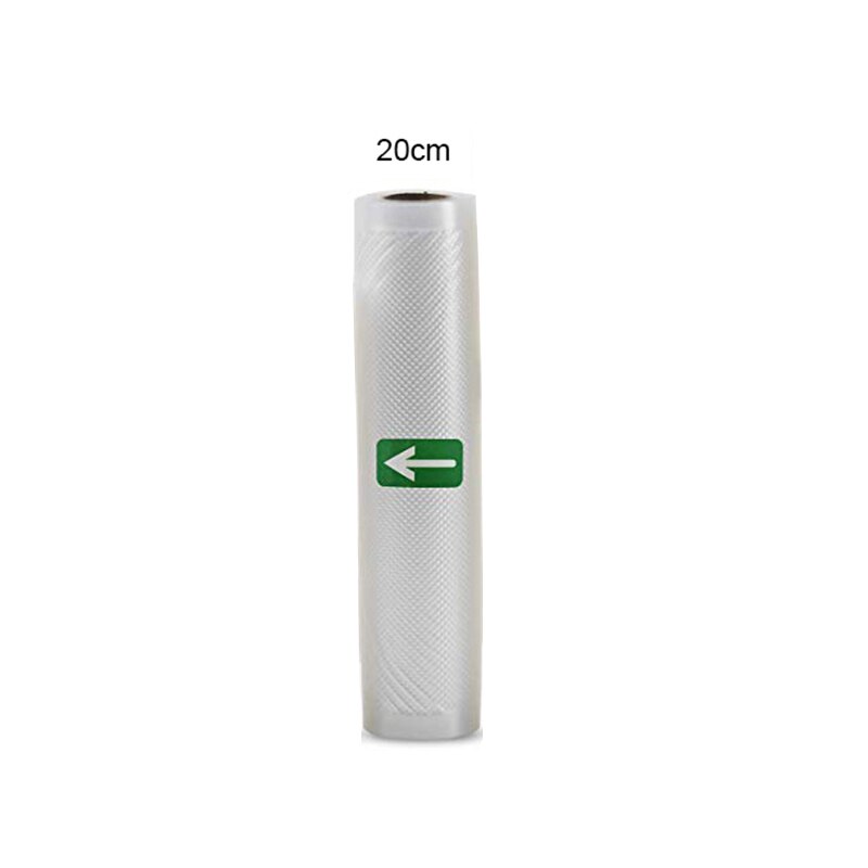 Vakuumförslutningspåsar för matsparare förvaring vakuumförslutare allmän vakuumförpackare hålla fräsch: 20 cm x 500cm