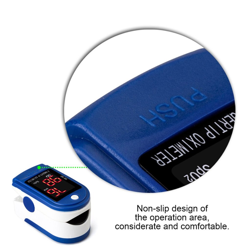 Pulse Oximeter Finger Pulse Oxymeter Digital Oxygen Meter Clip Type Sensor Display Fingertip Pulse Oximeters