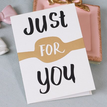 1 stk valentinsdag beskedkort kreativitet mini fødselsdagskort 20 stilarter kan vælge pap lykønskningskort kraft konvolut: Stil 7