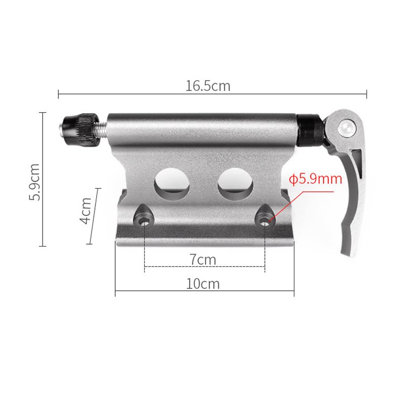 Horquilla delantera de bicicleta QR, Clip fijo, estante de equipaje para bicicleta de montaña, coche y SUV, accesorios de marco fijo portátiles modificados, suministros de equitación