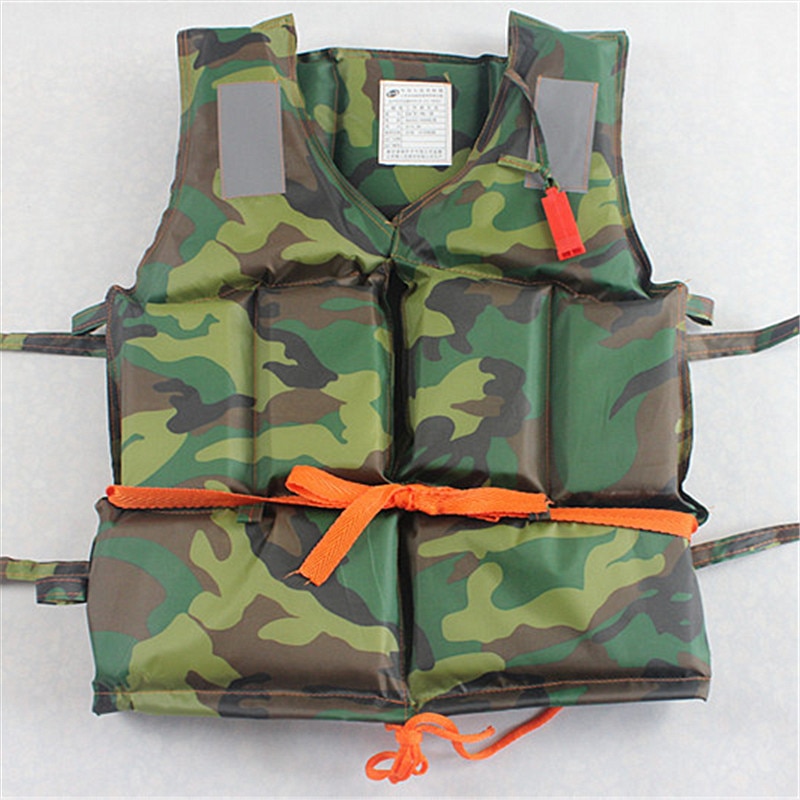 Dubbelzijdig camouflage doek Verdikte Oxford doek oceaan drifting camouflage reddingsvest drijven vest Gezaghebbende testen