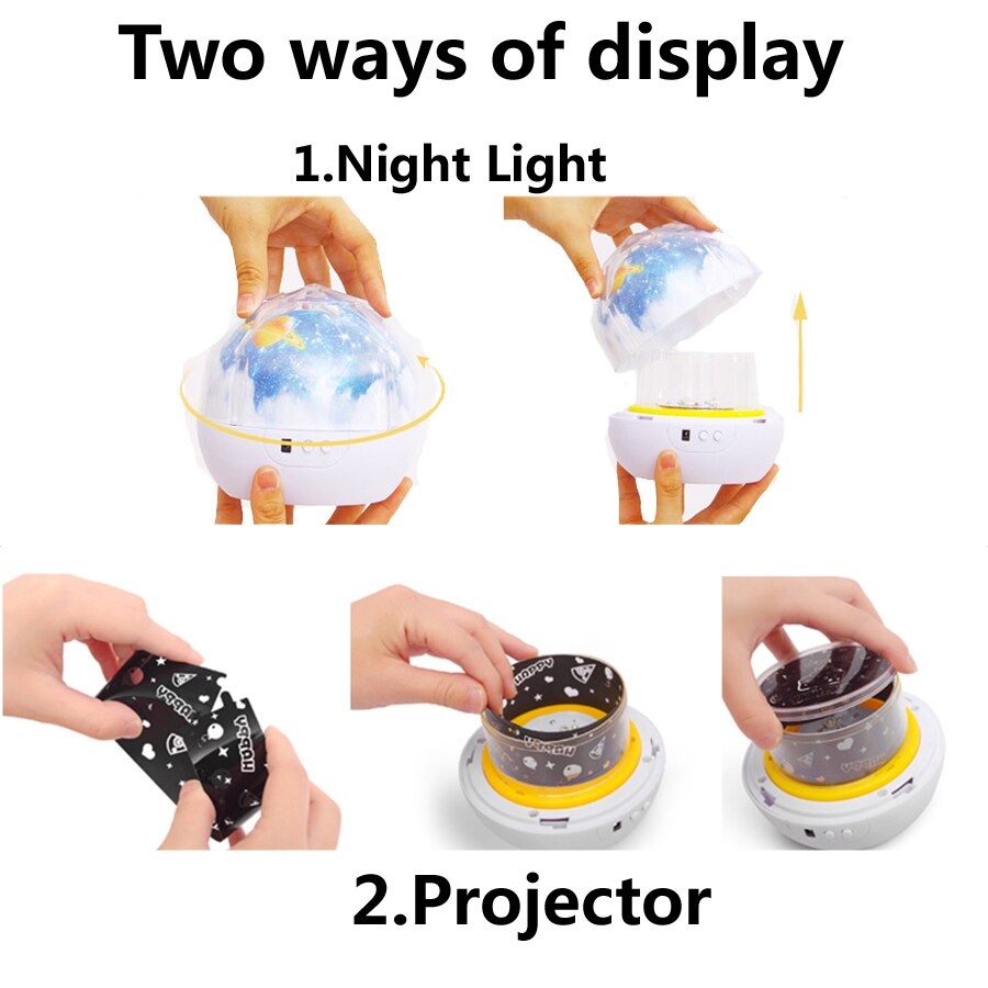 Rotating function planetary solar system children's toy projector gadget planetary toy Christmas child Year birthday