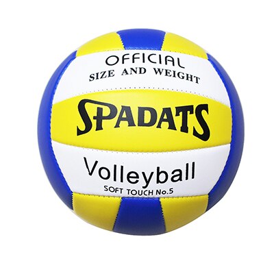 YUYU Volleyball Ball official Size 5 Material PVC Soft Touch Match volleyballs indoor training volleyball: white blue yellow