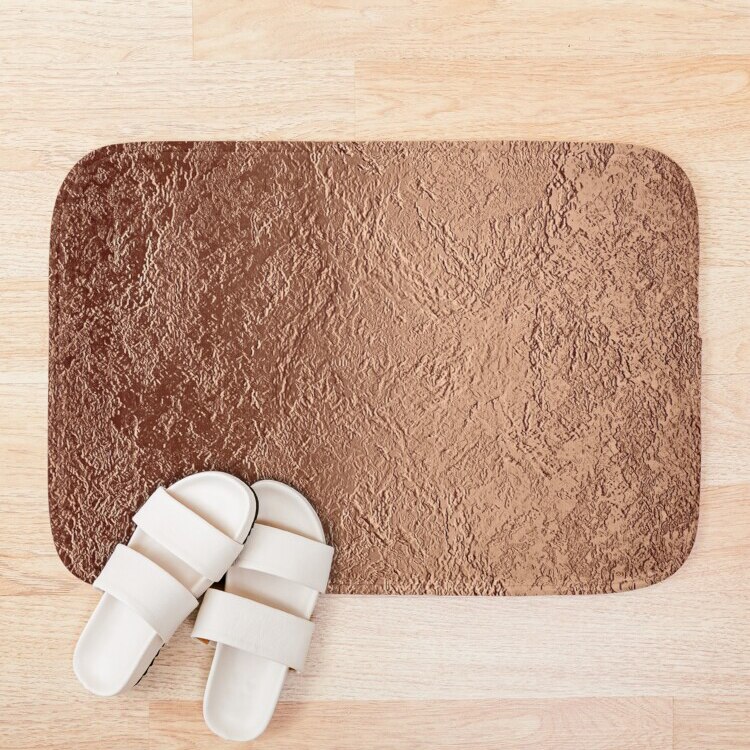 Textured Copper Foil Bath Mat Hallway Carpets Anti-Slip Bath Floor Mat Animals Outdoor Rugs Front Door Mats