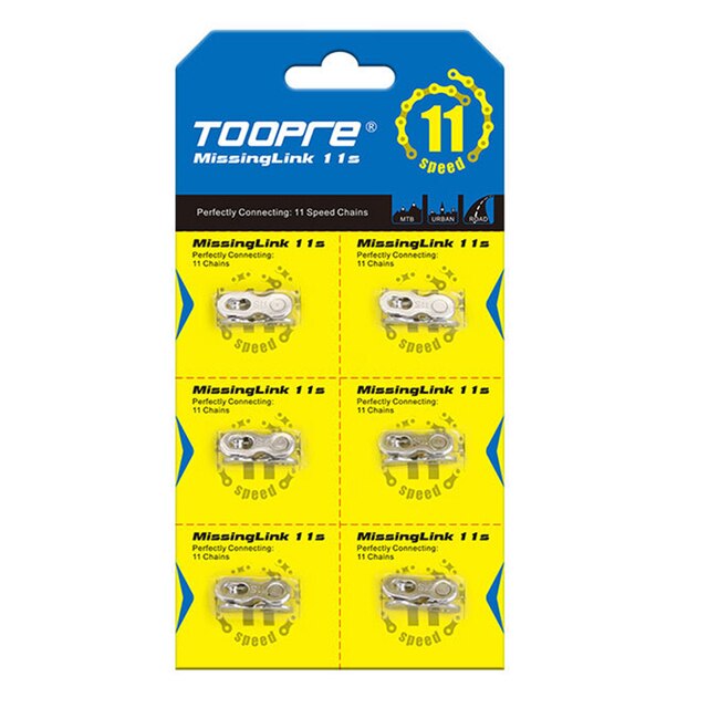 6 Pairs Bicycle Missing Link Chain Link Connector 6/7/8/9/10/11/12 Speed Bike Chain Link JointMagic Buckles Cycling Parts: 11S