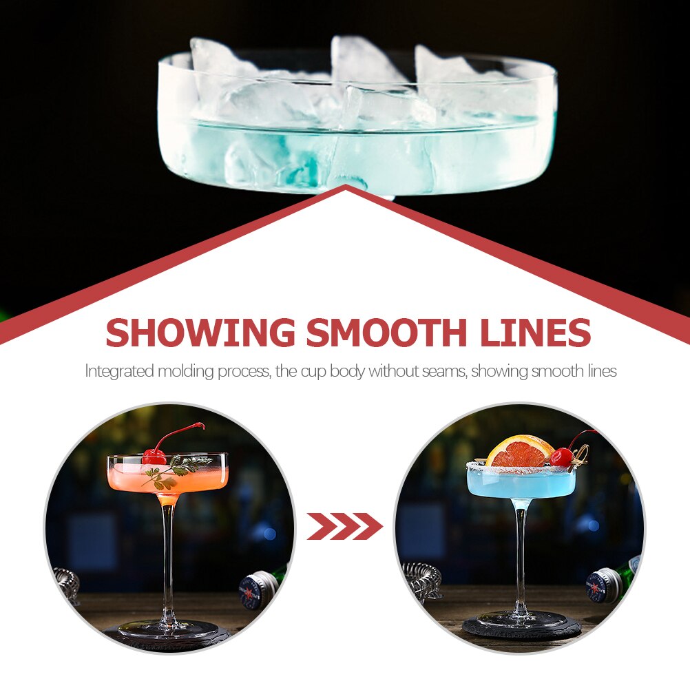 2szt. kryształ szkło puchary dla szampan delikatny Dom bar koktajl okulary