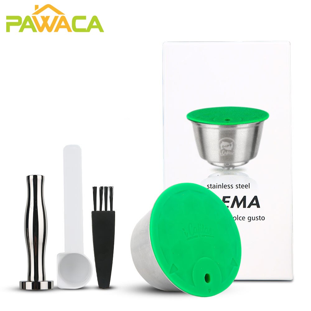 4 Stks/set Rvs Hervulbare Koffie Capsules Herbruikbare Pods Compatibel Met Meest Nespresso Originele Lijn Machine