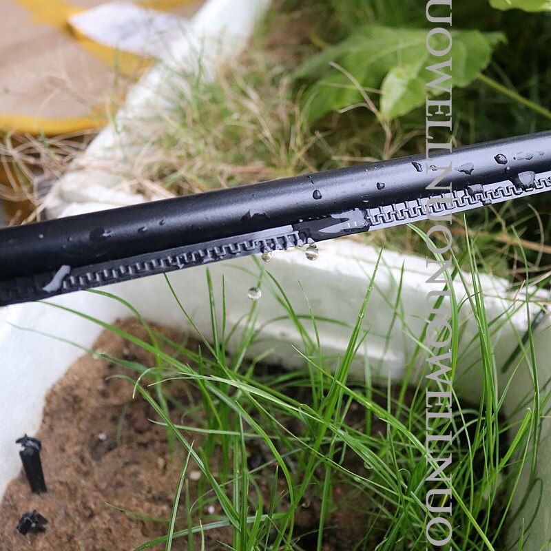 10 ~ 80m 0.2mm tjocklek 16mm bevattning droppslang jordbruksbevattning vattning spara dropptejp enkelbladig labyrintslang