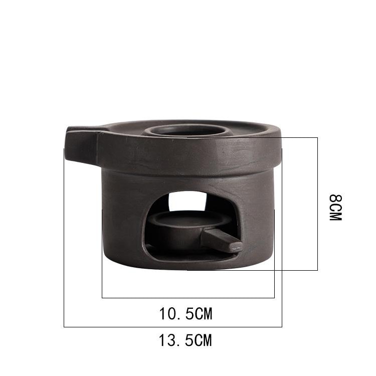 Base de calefacción para tetera, calentador de café con bandeja de cerámica, calentador de café, vino, té, vela: Default Title