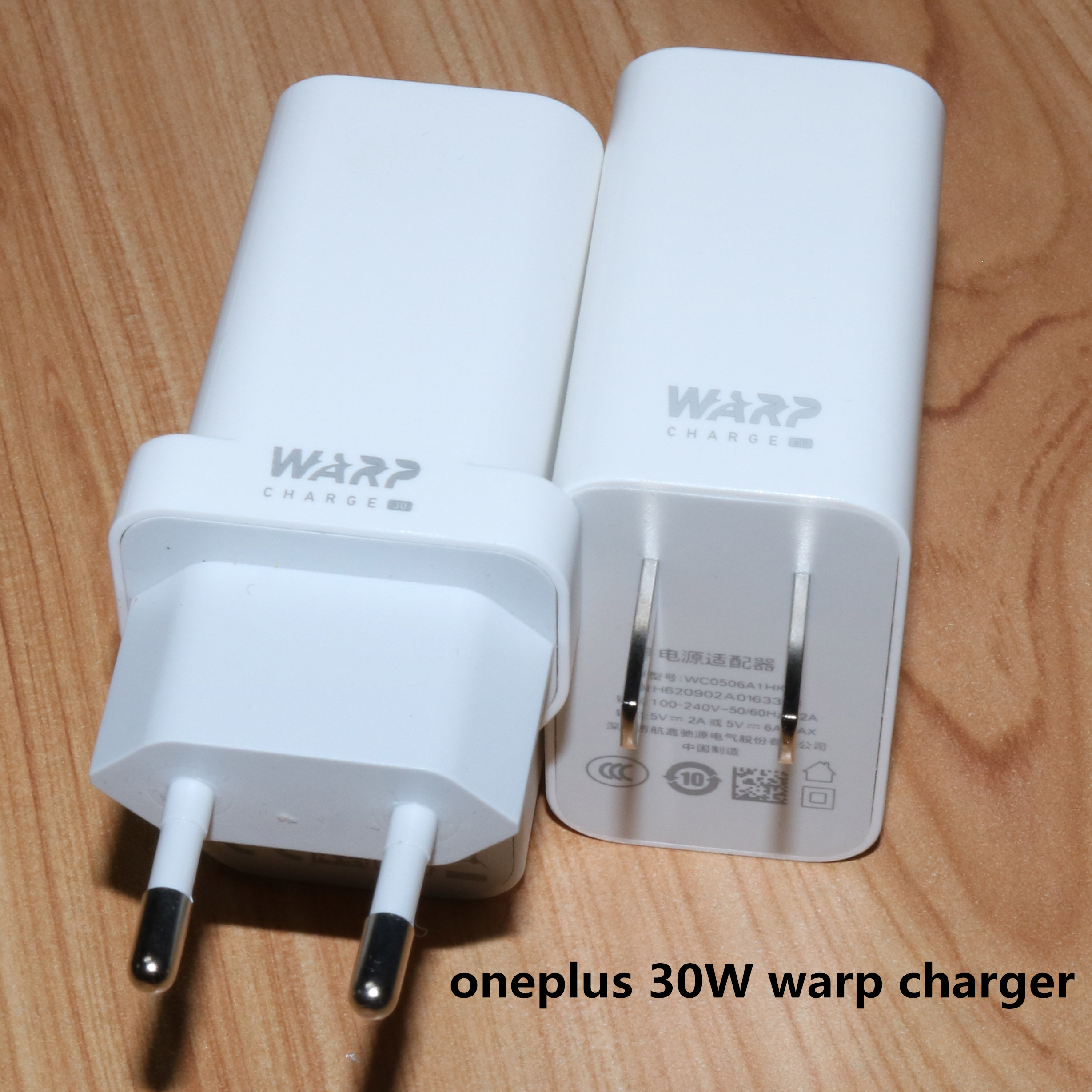 Originele Oneplus 7T Pro Charger 30 W Power Adapter Een Plus 7 7 Pro Eu/Ons Warp Lading 5V/6A 30 Charger 6A Usb Type C Kabel