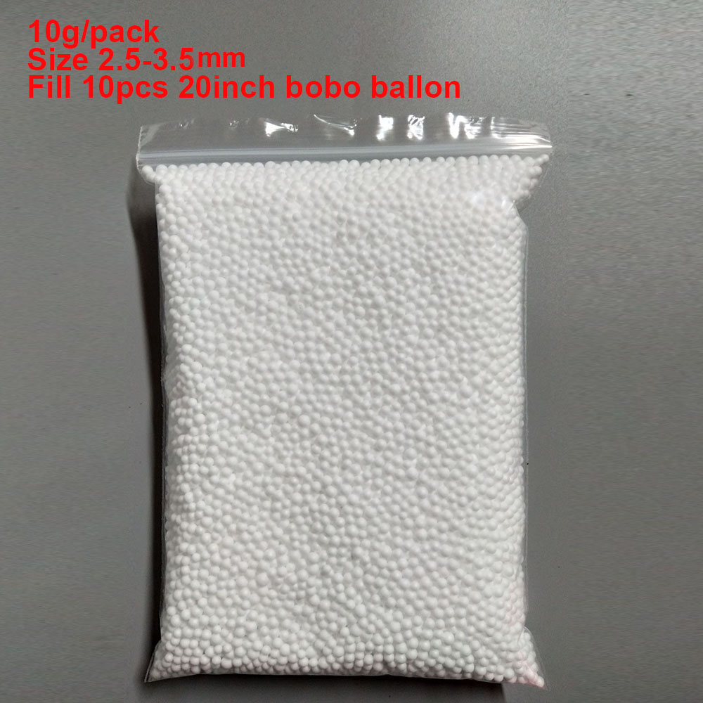 10g 2.5-3mm Foam Beads Colorful Styrofoam Beads Foam Balls Arts Crafts Party Decorations Boxes Vase Bobo Ballon Fillter: iridescent