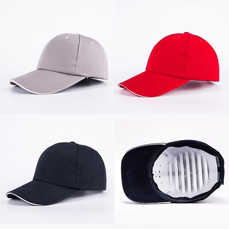 Casquette de sécurité réglable, chapeau rigide léger et respirant, casque de Protection pour la tête sur les chantiers de Construction