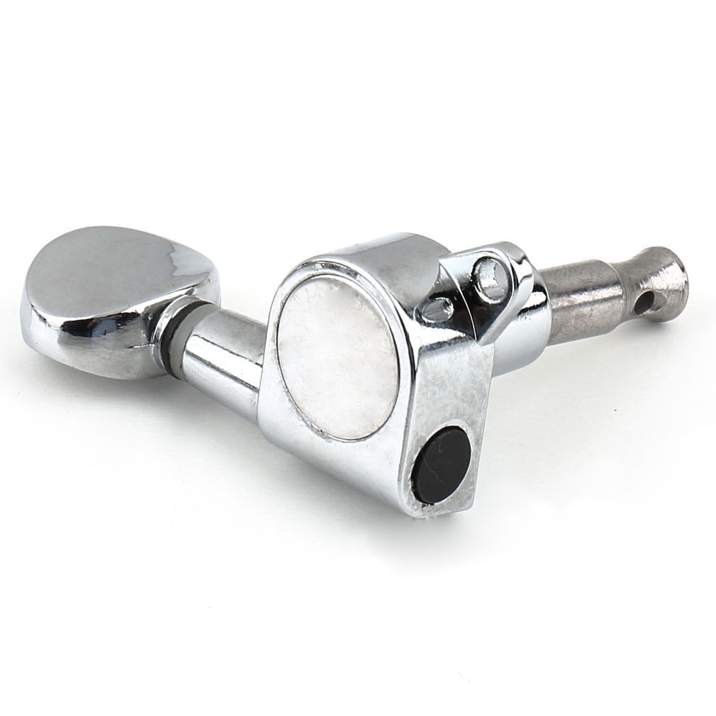 Fleur Tuning Pegs / Strings for Stratocaster / Tele / Acoustic Guitar 6L Silver