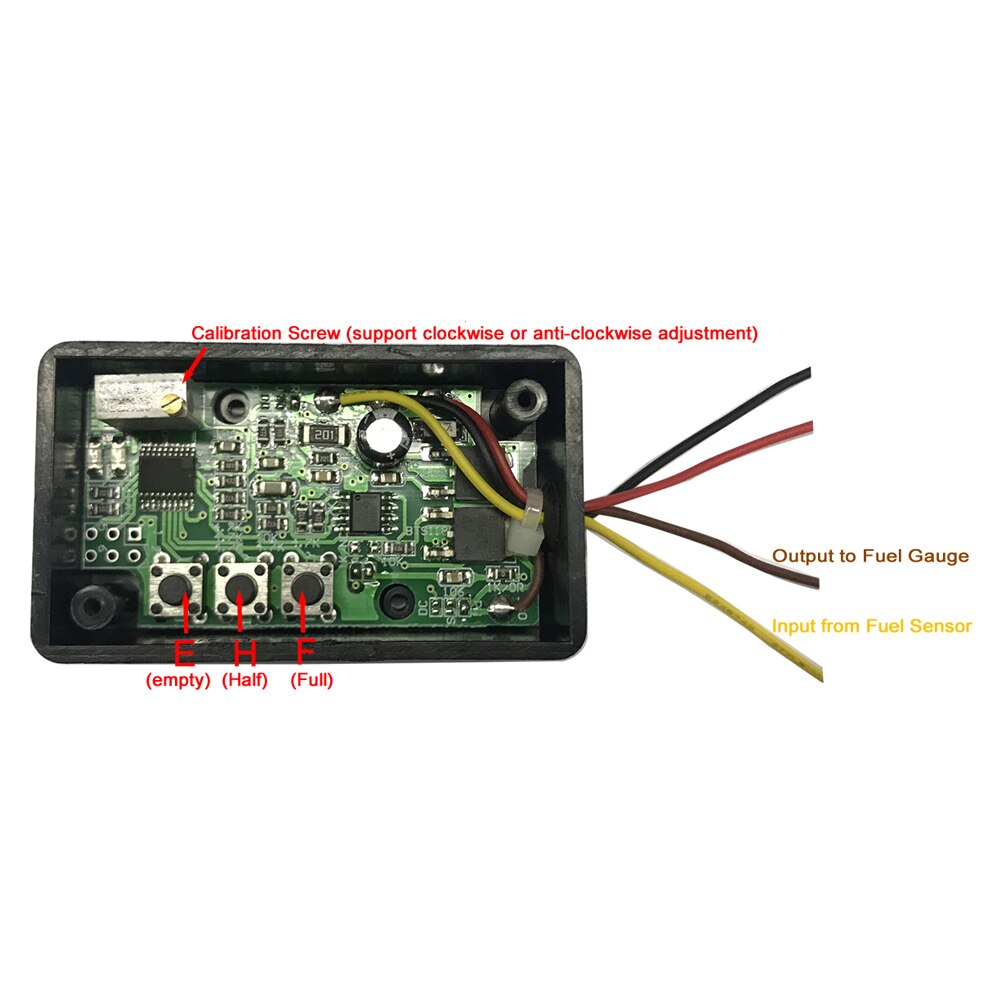 Resistance Signal Convertor Interface Between Sender &amp; Gauge Ohm Range Invertor Fuel Gauge for All Level Gauge and Sensor Shift