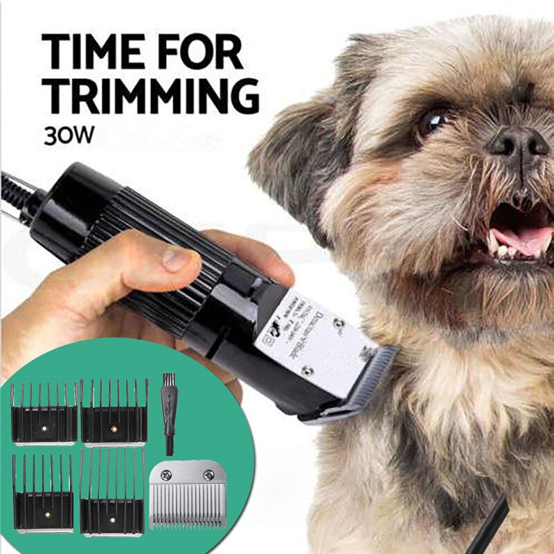 Professionelle Elektrische Haar Schneiden Maschine Für Haustier Haar Trimmer 30W Haar Haarschneidemaschine Für Hund Elektrische Ebene Rasieren Maschine