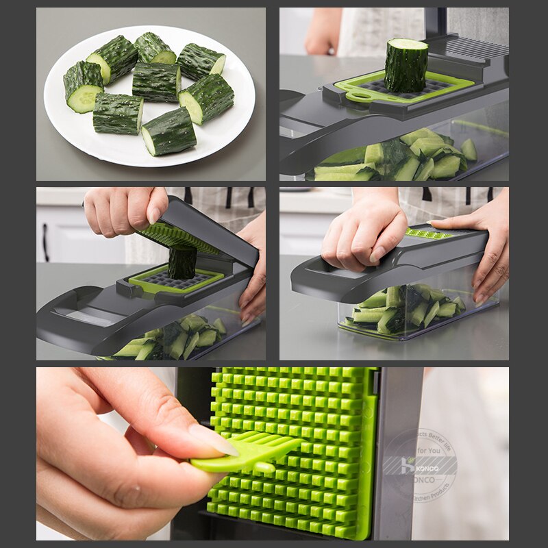 Mandoline snijder groentesnijder multifunctionele fruit aardappelschiller wortelrasp mand groentesnijder keukenaccessoires
