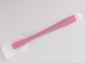 Küchenspatel aus durchscheinendem silikon zum kochen, teigabkratzen, sahnestreichen, hitzebeständig, backutensilien, kuchenpinsel: Lila