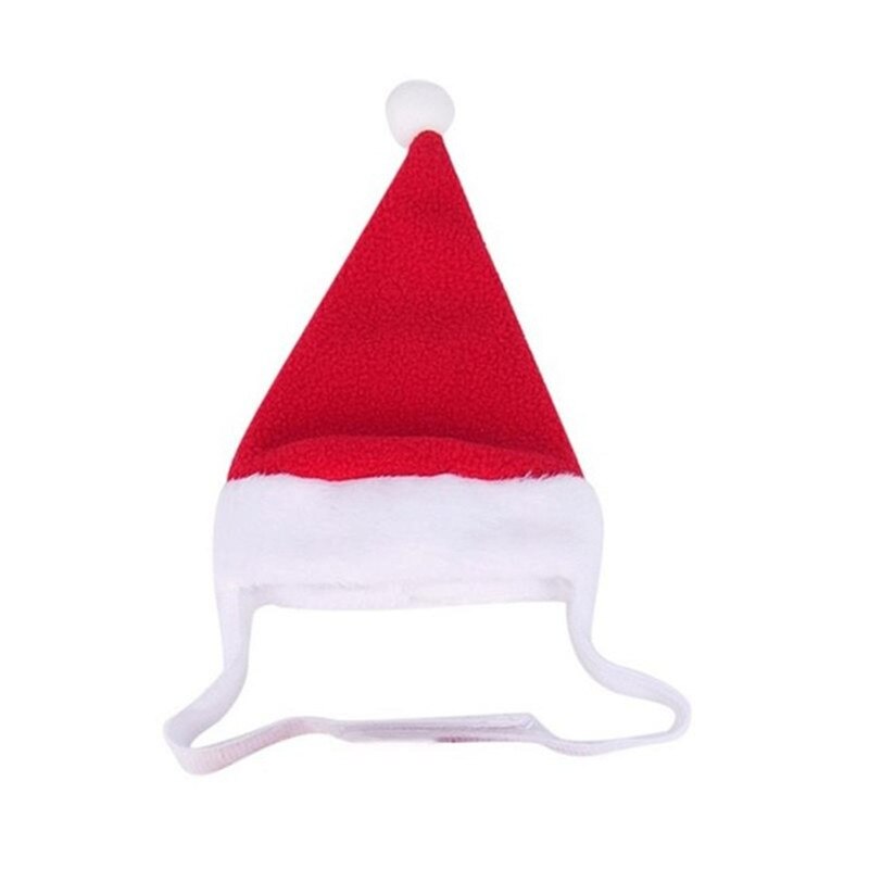 Sjov jul kæledyr kostume decors kæledyr hund kat hvalp santa rødt tørklæde hat hjorte hoved sød kappe katte kostume xmas hjem decors: -en