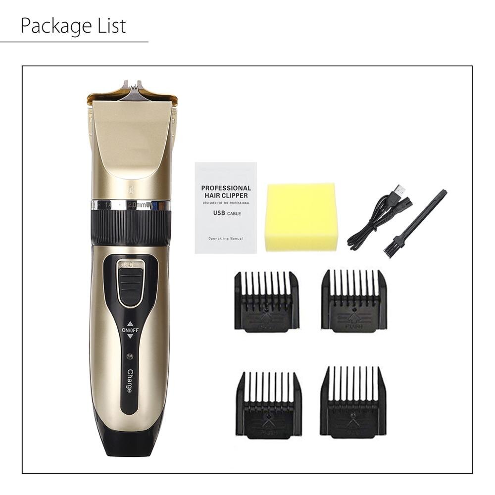 Low-noise Pet Hair Trimmer Clipper Remover Cutter Dog Grooming Cat Dog Hair Trimmer Electrical Pets Haircut Machine: Type D