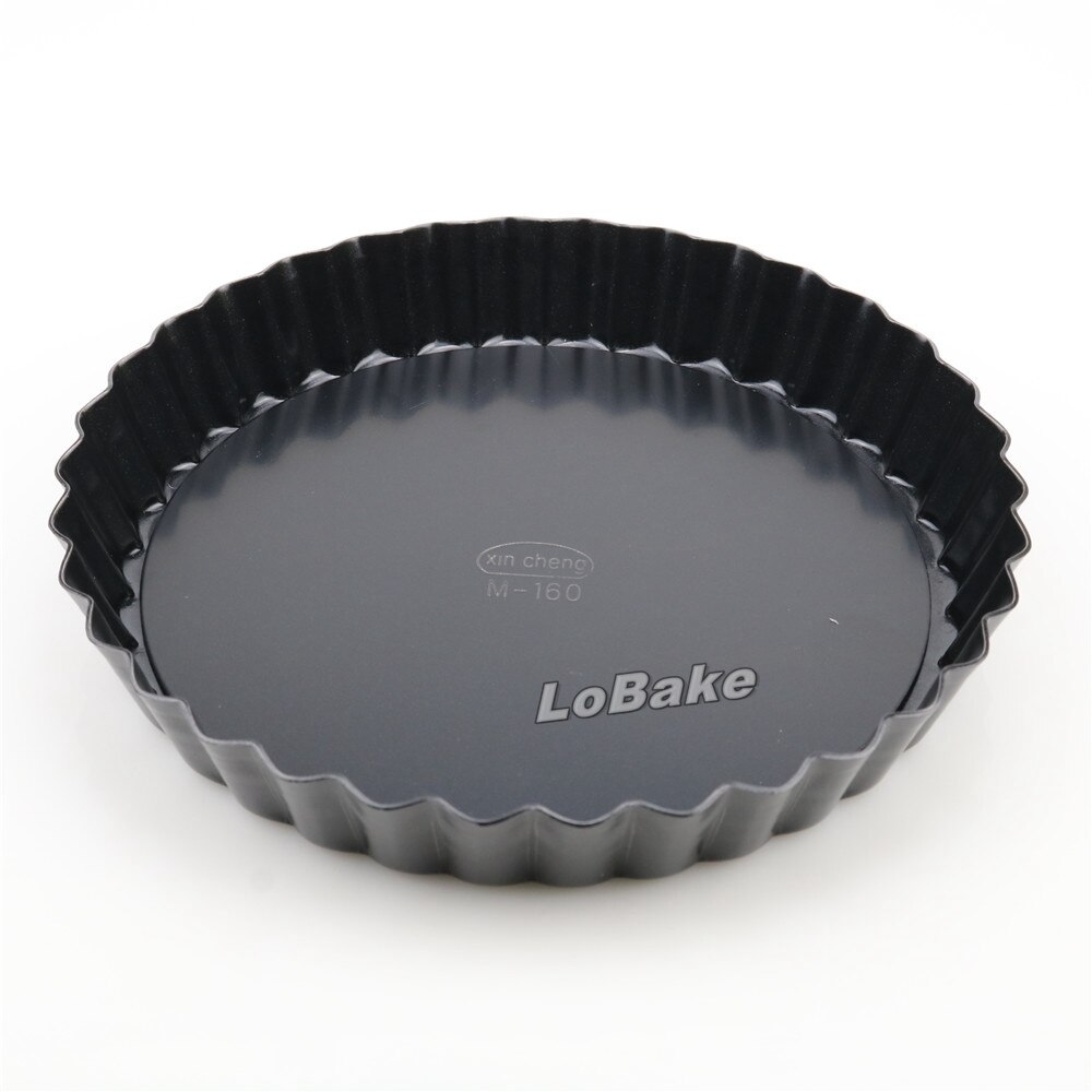 6 inches loose-bottom nonstick round flower wavy side pie pan pizza stone pancake cheesecake mold for DIY bakery accessories