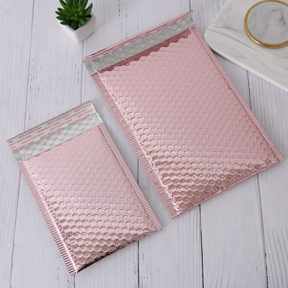 5 Pcs 4 Kleuren Bubble Envelop Foam Folie Mailing Tas Waterdicht Schokbestendig Bubble Mailer Enveloppen Voor Verpakking