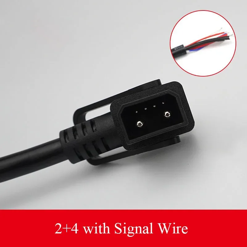 2 + 4/2 + 6 Lithium-Batterie Ladung Steckdose Elektrische Fahrzeug Hohe Strom Entladen Hafen Adapter Stift Ladung Stecker: dunkel Grau