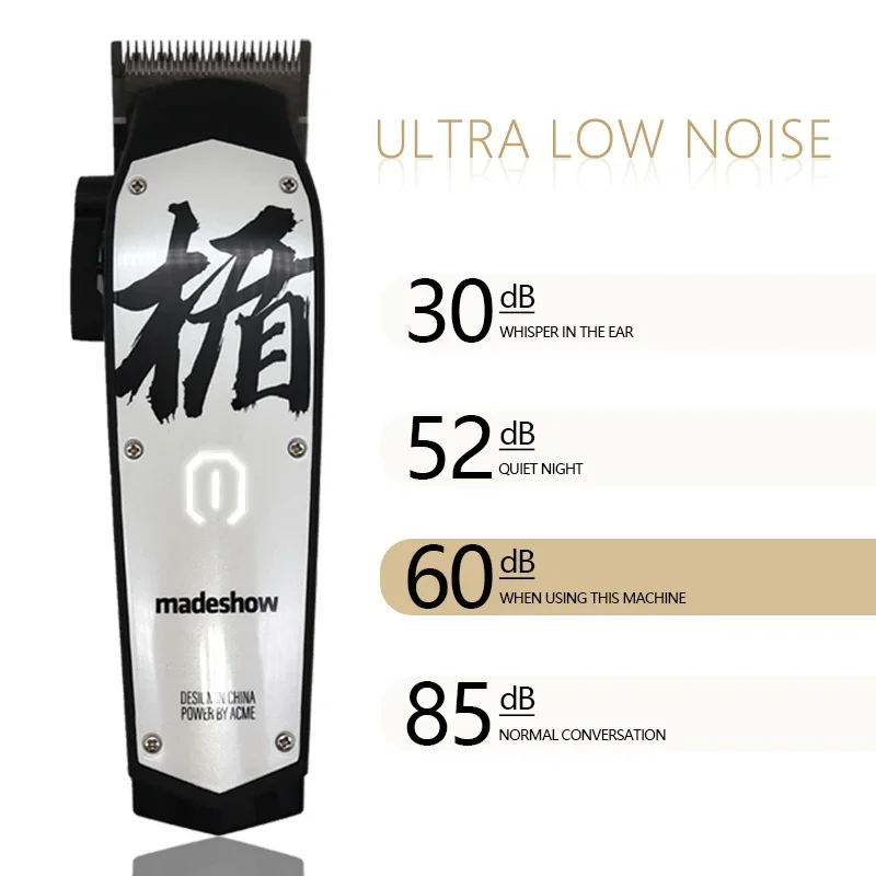 Madeshow D3 Hair Cutter Oil Head Hair Clipper Titanium Plated Ceramic Blade 7000rpm Hair Salon Trimmer M10 M11