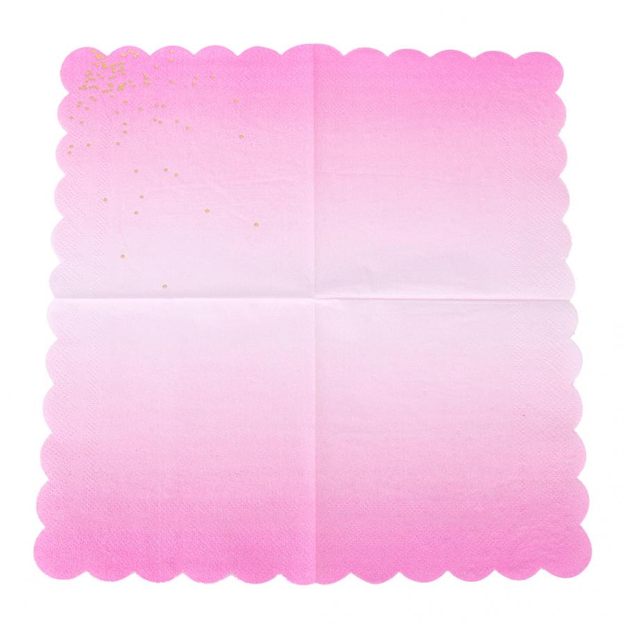 Engangsservice sæt rose pink engangs papir service papir tallerkener kopper serviet sæt til hjemmefest dekoration service