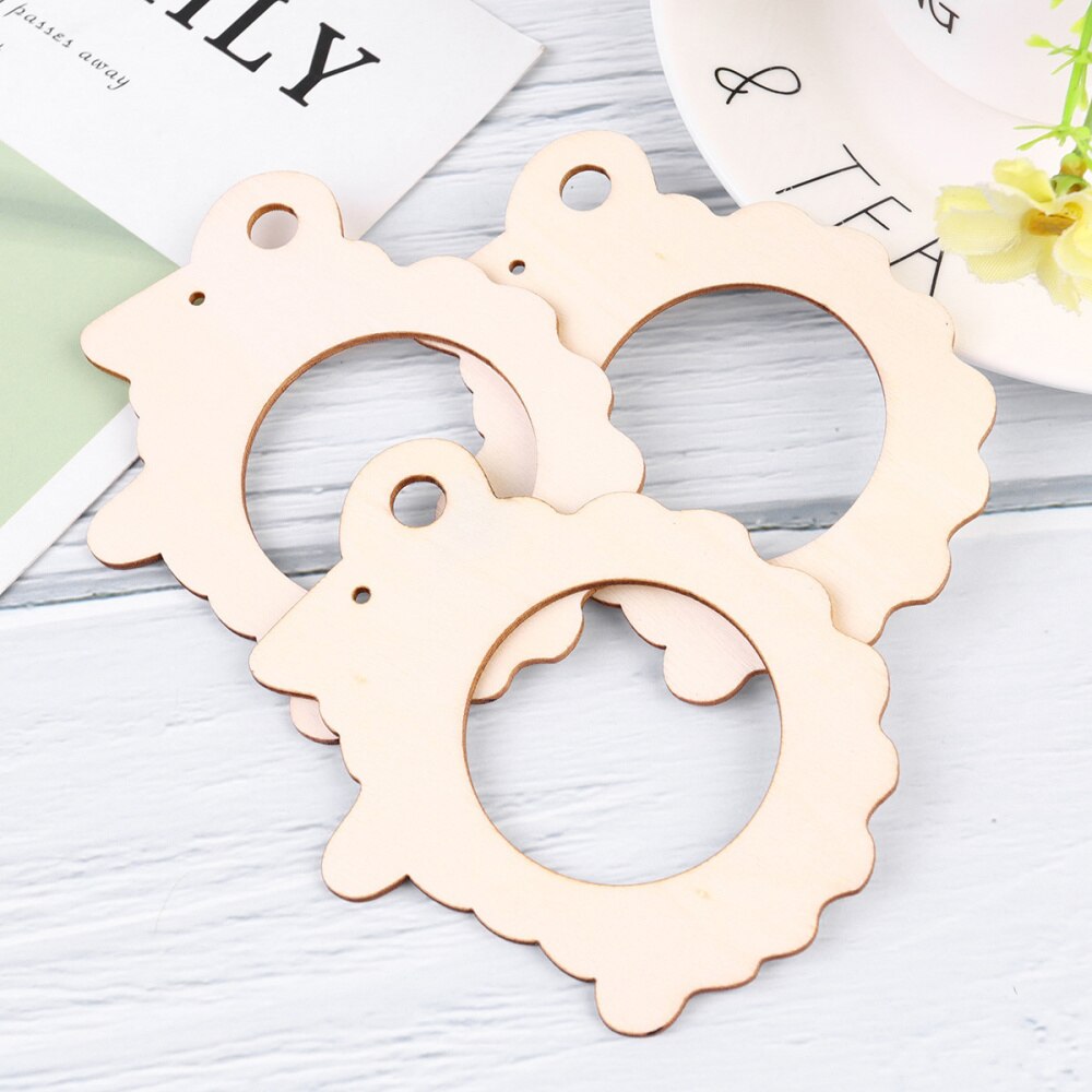 Anillo de toalla artesanal de madera, accesorios creativos para servilletas, decoración de DIY, Círculo de tejido para Hotel y hogar, 10 Uds.