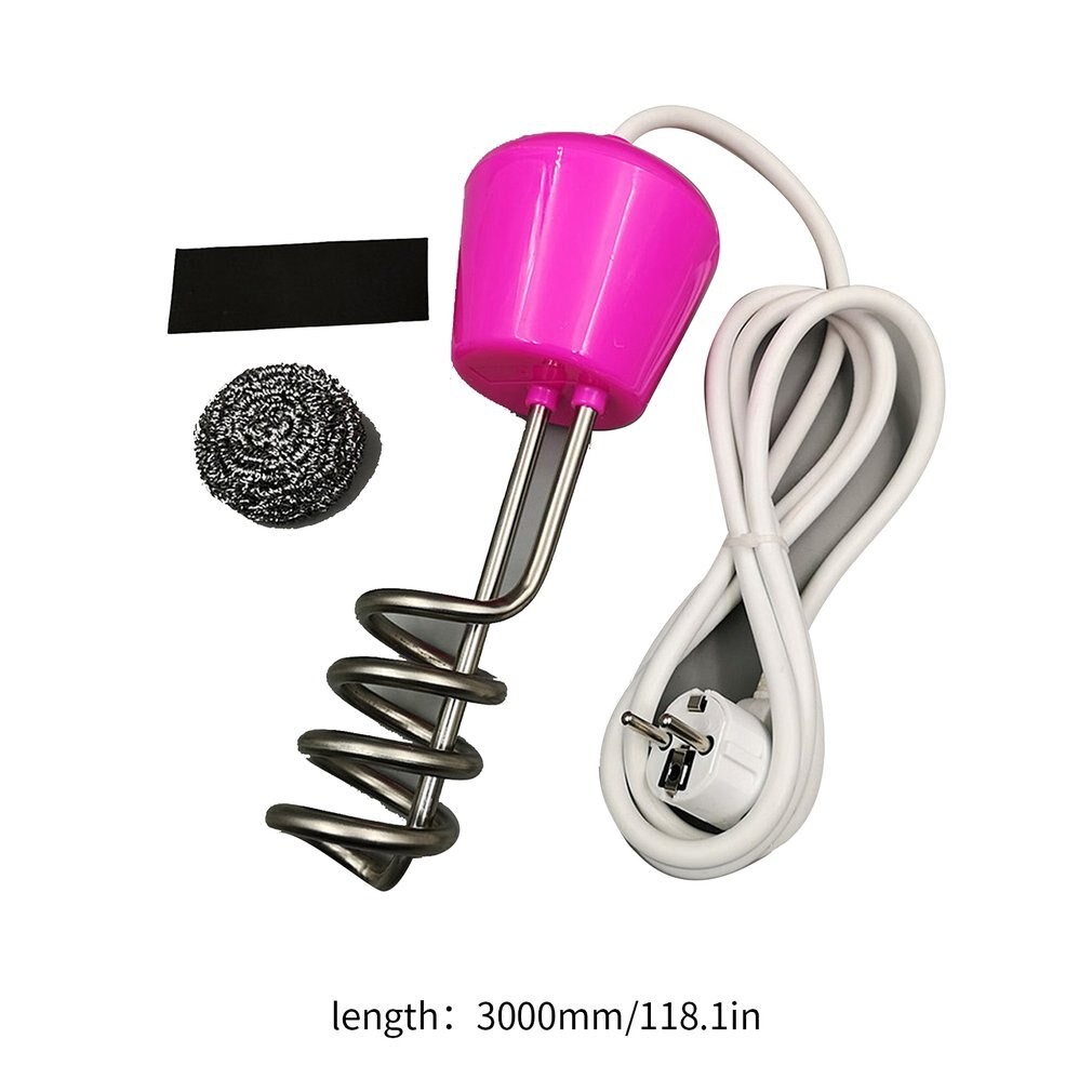 Chauffe-eau électrique pour baignoire, 3000W, par Immersion, avec câble de 3m, chauffage rapide: Default Title