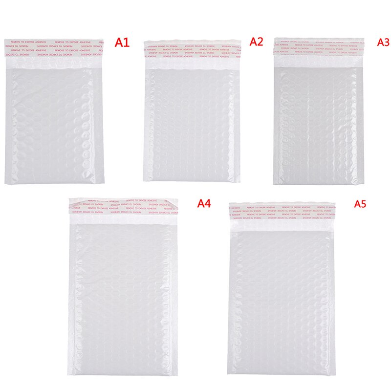 8pcs White Paper Bubble Padded Mailers Envelopes Bag Bubble Mailing Envelope Bag Packaging Bags Mailer Bags