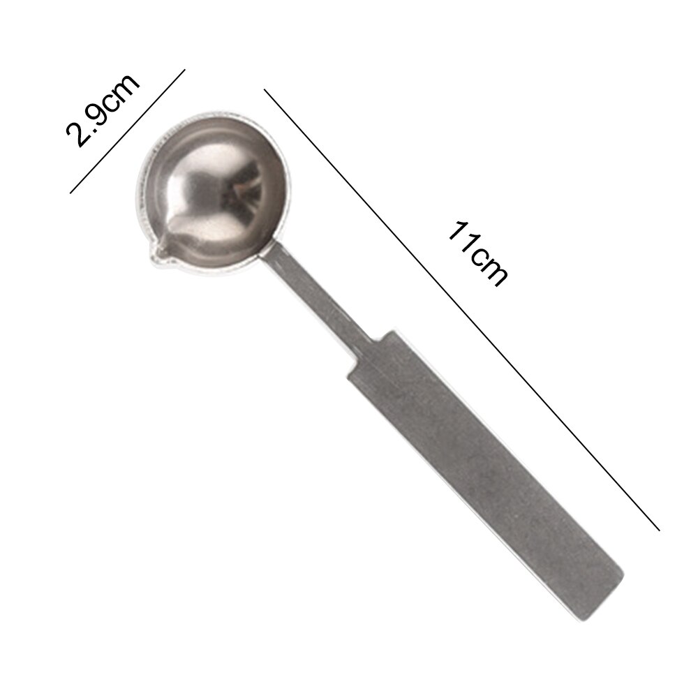 Anti Zegellak Lepel Houten Handvat Retro Wax Stempelen Lepels Uitnodigingskaarten Decoratieve Postzegels Craft: F