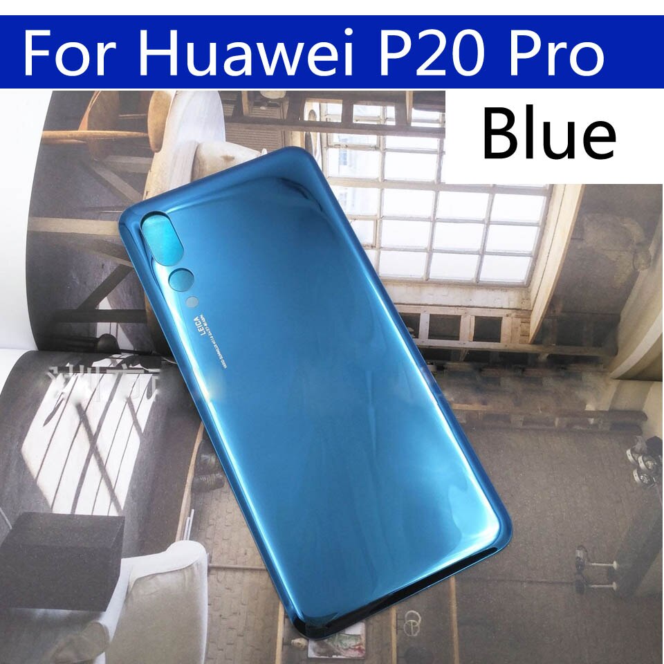 Voor Huawei P20 Pro Back Glas Batterij Cover Achterdeur Behuizing Cover Case Voor P20Pro CLT-L04 L09 T-L09C AL00 AL01 chassis Shell