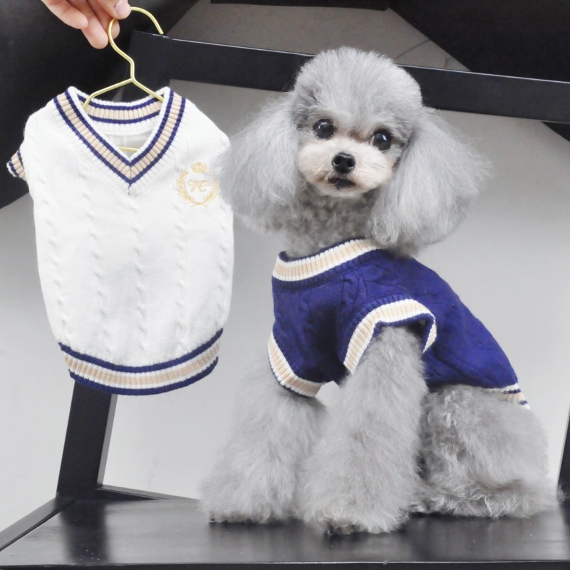Cat Dog Sweater Coat Chihuahua Miniature Pinscher maltese Shih Tzu Pomeranian Poodle Schnauzer Small Dog Clothes Pet Clothing