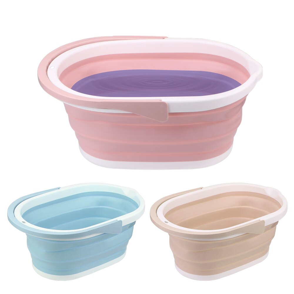 Car Wash Bucket for Tourism Outdoor Fishing Camping Save Space Folding Laundry Tub Foldable Bucket Portable PP