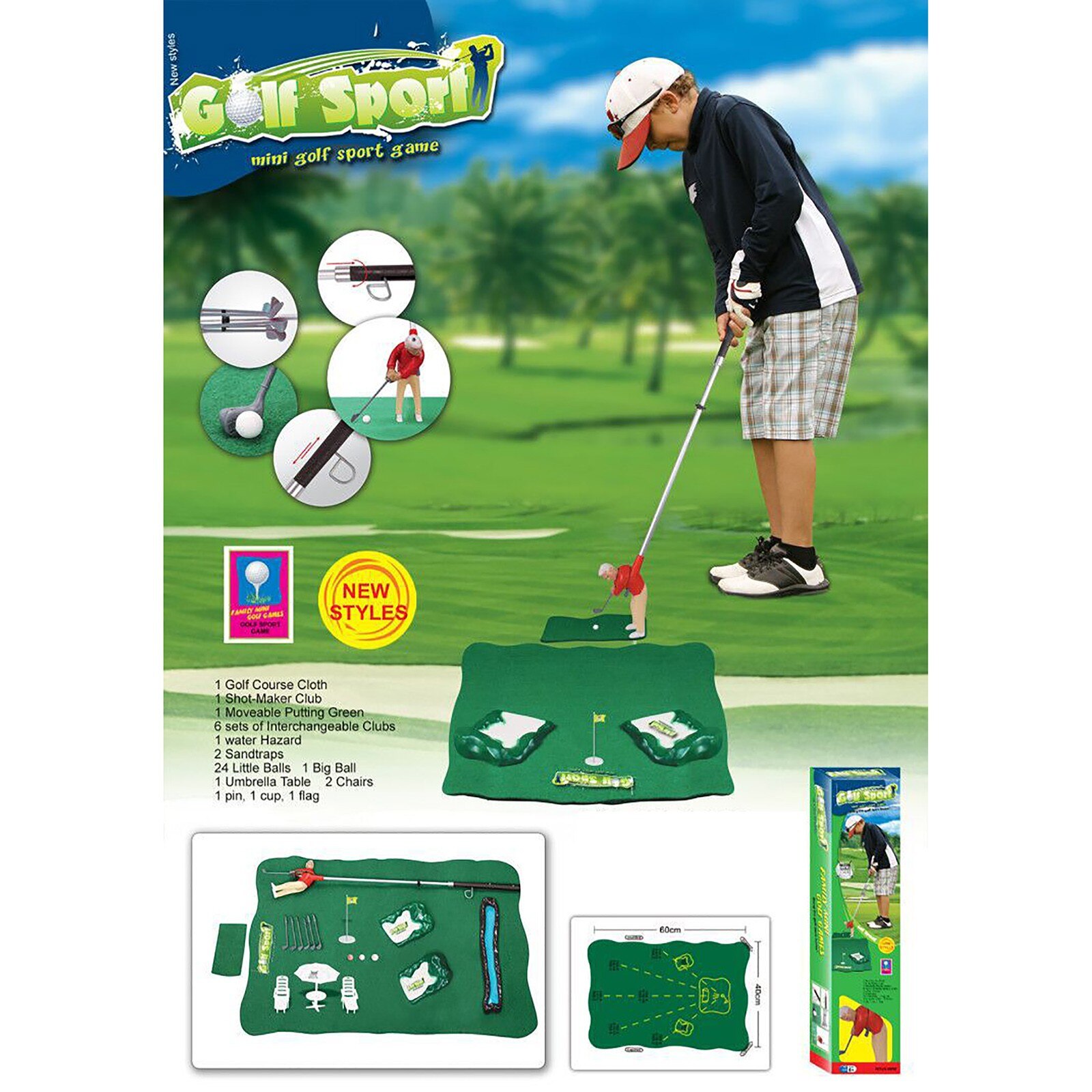 Mini Golf Club Games Speelgoed Professionele Praktijk Golfbal Sport Set Kinderen Speelgoed Golf Club Praktijk Bal Sport Indoor games