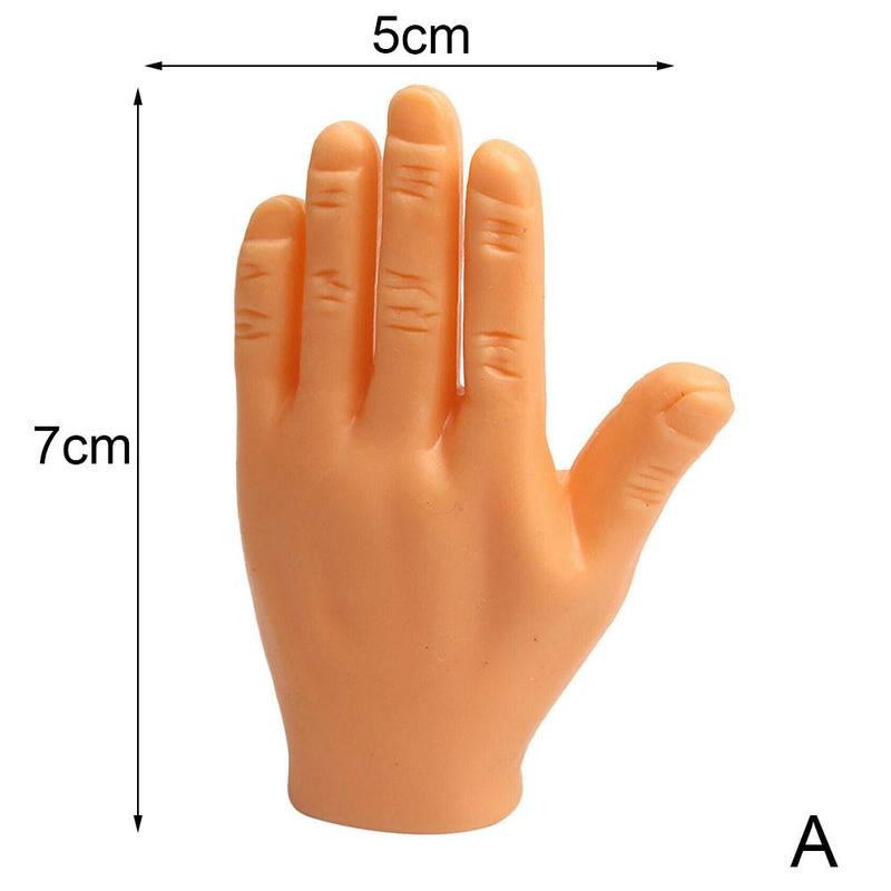 1pc nyhed sjov fem fingre håndflader ja knytnæve ok langfingre sæt legetøj omkring den lille hånd model halloween legetøj barn: -en