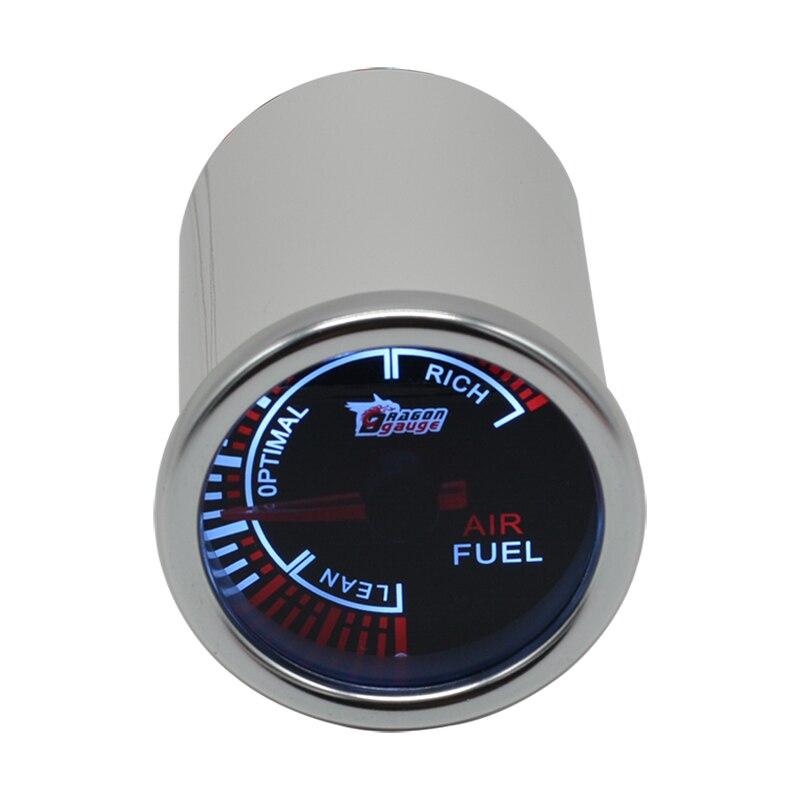 Dragon gauge 52mm Car Air Fuel Ratio Car LED Gauge Luminescent Air Fuel Gauge Narrowband Oxygen Sensor Meter