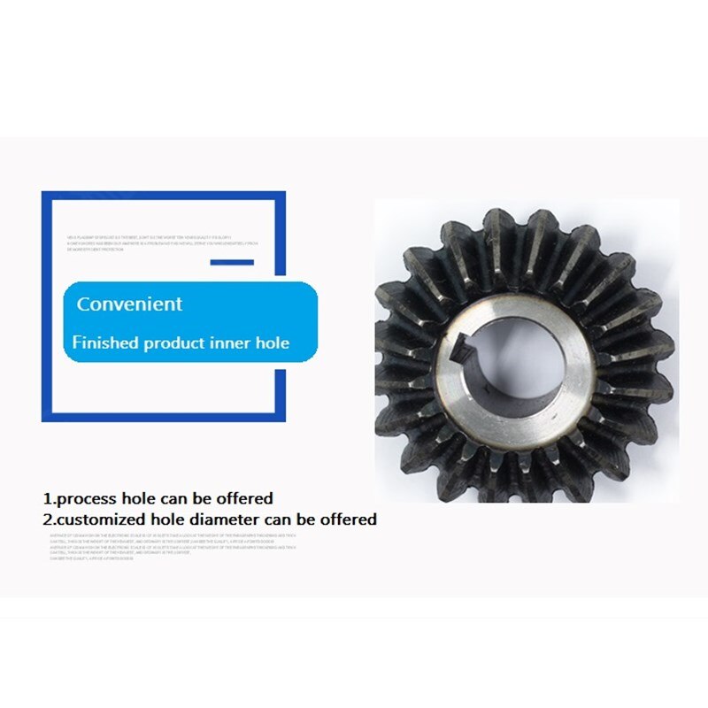 1 kpl kartiohammaspyörä 1.5 moduuli 16 hammasta sisäreiällä 6mm 8mm 10mm 12mm 90 asteen käyttökytkentäiset teräsvaihteet ruuvilla
