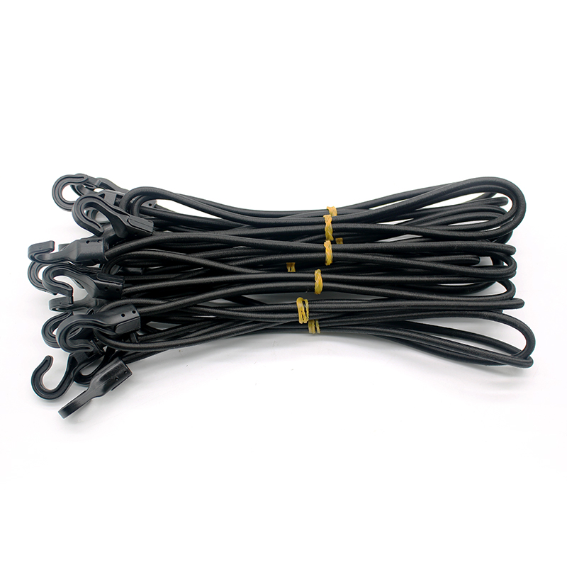 0.4m/1m/1.5m/2m Heavy Duty Elastico Bungee Shock Cord Strap Stretch Gancio di Plastica Bagagli Per Auto Tenda Kayak Barca Canoa Bici Corda cravatta