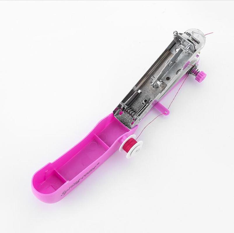 Mini Handheld Sewing Machine Manual Simple Operation Small Sewing Machine Home Travel Embroidery Manual Portable Mini Sewing