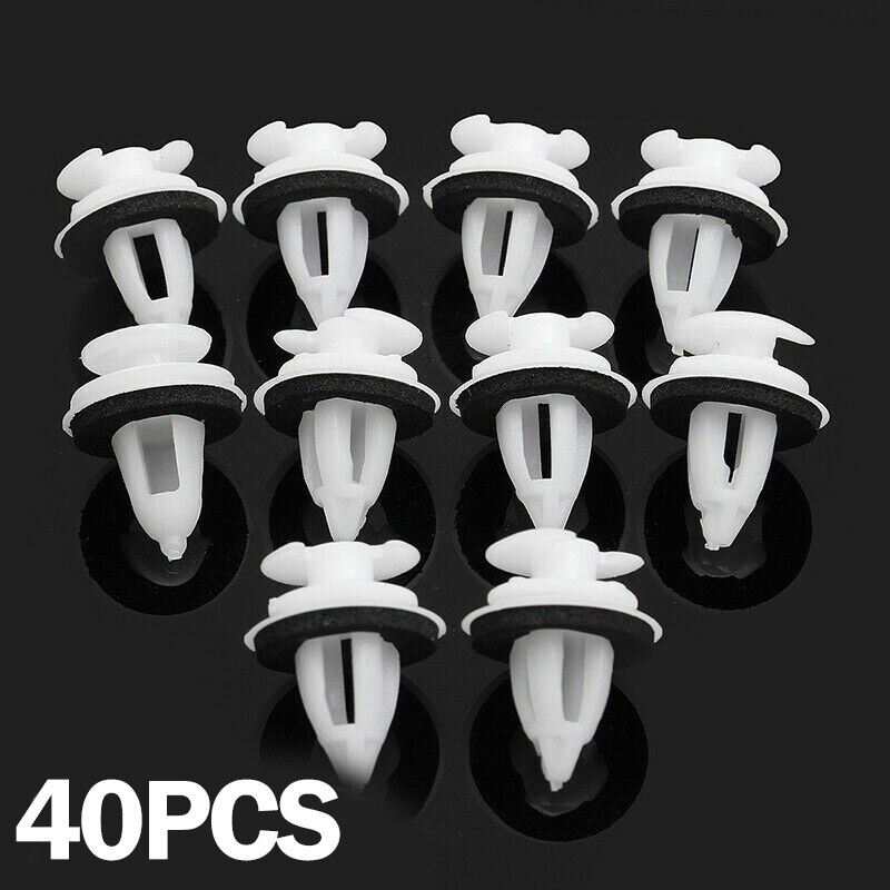 40pcs/kit Car Door Panel Clips Fastener For BMW E30 E34 E36 E38 E46 X5 M3 M5 Z3