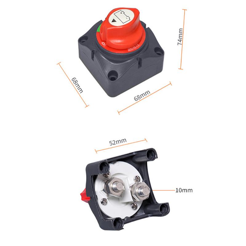 Sélecteur de batterie de bateau, 2/3 vitesses 12V-60V 100A-300A, commutateur rotatif pour voiture, camping-Car, 1 pièce