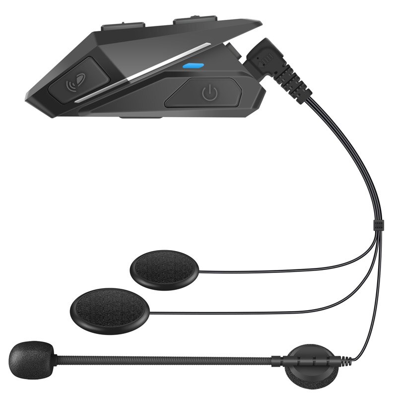 JaJaBor cuffia per casco moto impermeabile Wireless Bluetooth 5.0 vivavoce Radio FM moto auricolare lettore musicale altoparlante