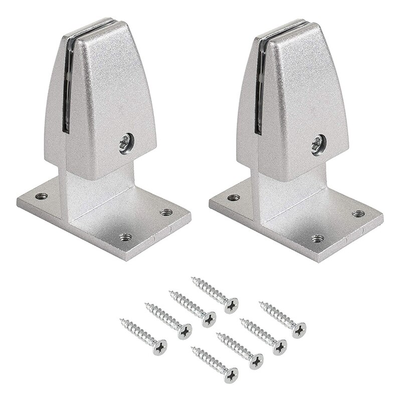 2Pcs Screen Partition Clip Aluminium Alloy Office Desk Partition Support Bracket Shelf Clamp Holder Screen Clips Silver CNIM: Default Title