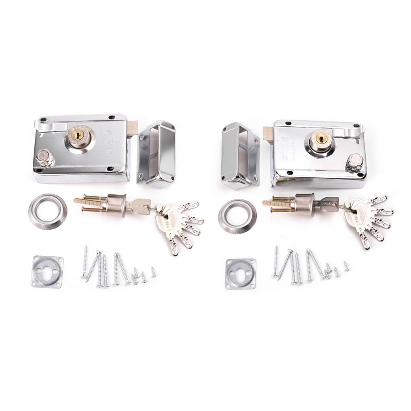 Exterior Door Lock Kit Security Anti-theft Locks With Multiple Insurance