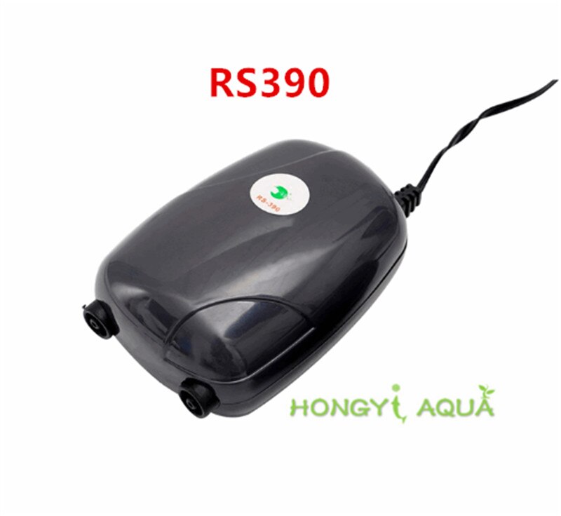 Fish tank Oxygen pump Aeration pump Mute Small oxygen machine Aquarium supplies Air Pump Single Double RS-390 RS-290: RS390 / US plug