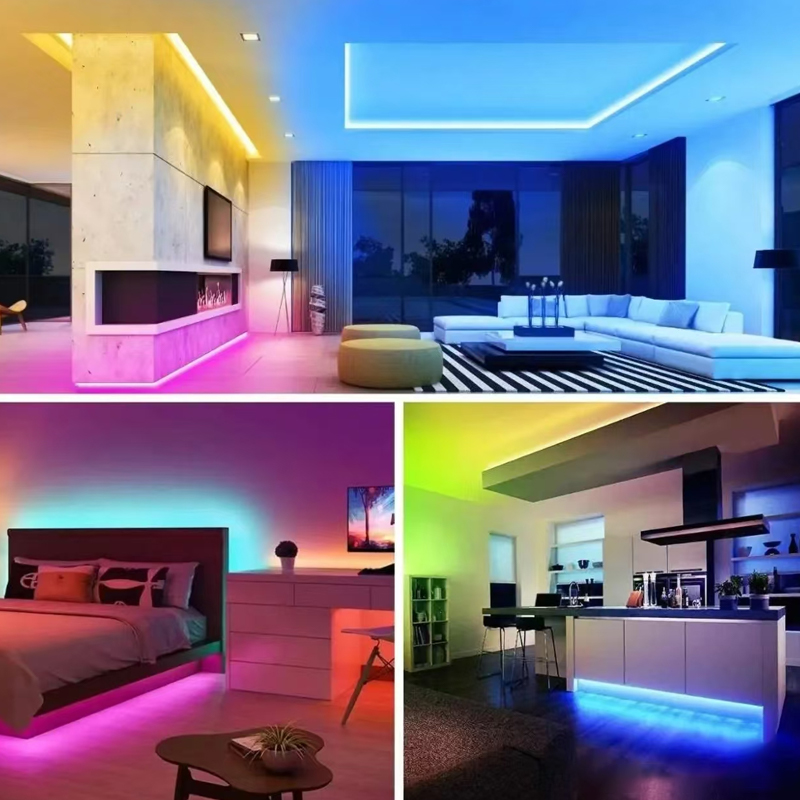 LED Strip RGB 5050 Remote Control TV LED Backlight Flex Strip USB 5V LED Lights for PC Gaming Room Decoration and Interior Decor