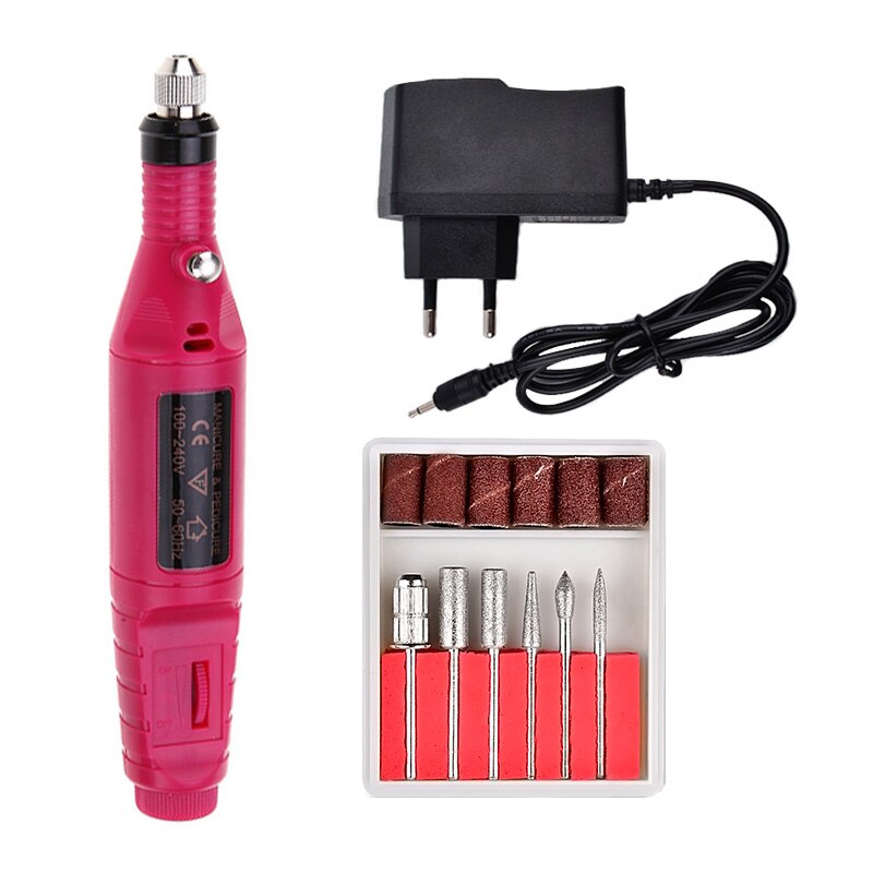 Electric Nail Drill Machine 20000RPM Salon Nail Drill Machine Manicure Drill Pedicure Portable Nail Drill Machine